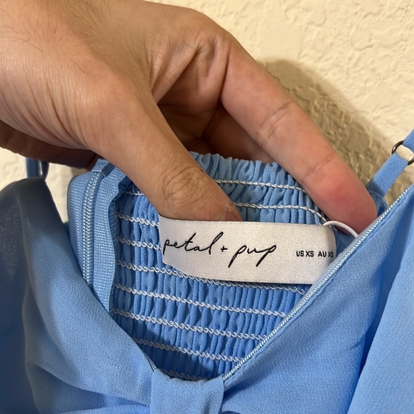 Petal & Pup | Alice Plisse Wide Leg Jumpsuit XS NEW - Picture 5 of 7